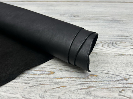 Фантом цв. Черный / Fantom Wax Nero, толщ. 1,5-1,7 мм, натуральная кожа