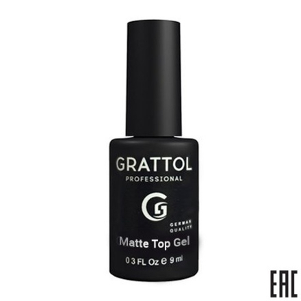 Grattol Top Matte - Топ с матовым эффектом, 9мл