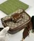Мини-сумка Gucci Horsebit 1955 коричнево-бежевый
