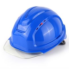 Каска Росомз СОМЗ-80 Абсолют Престиж RAPID, защитная, синяя, с вентиляцией