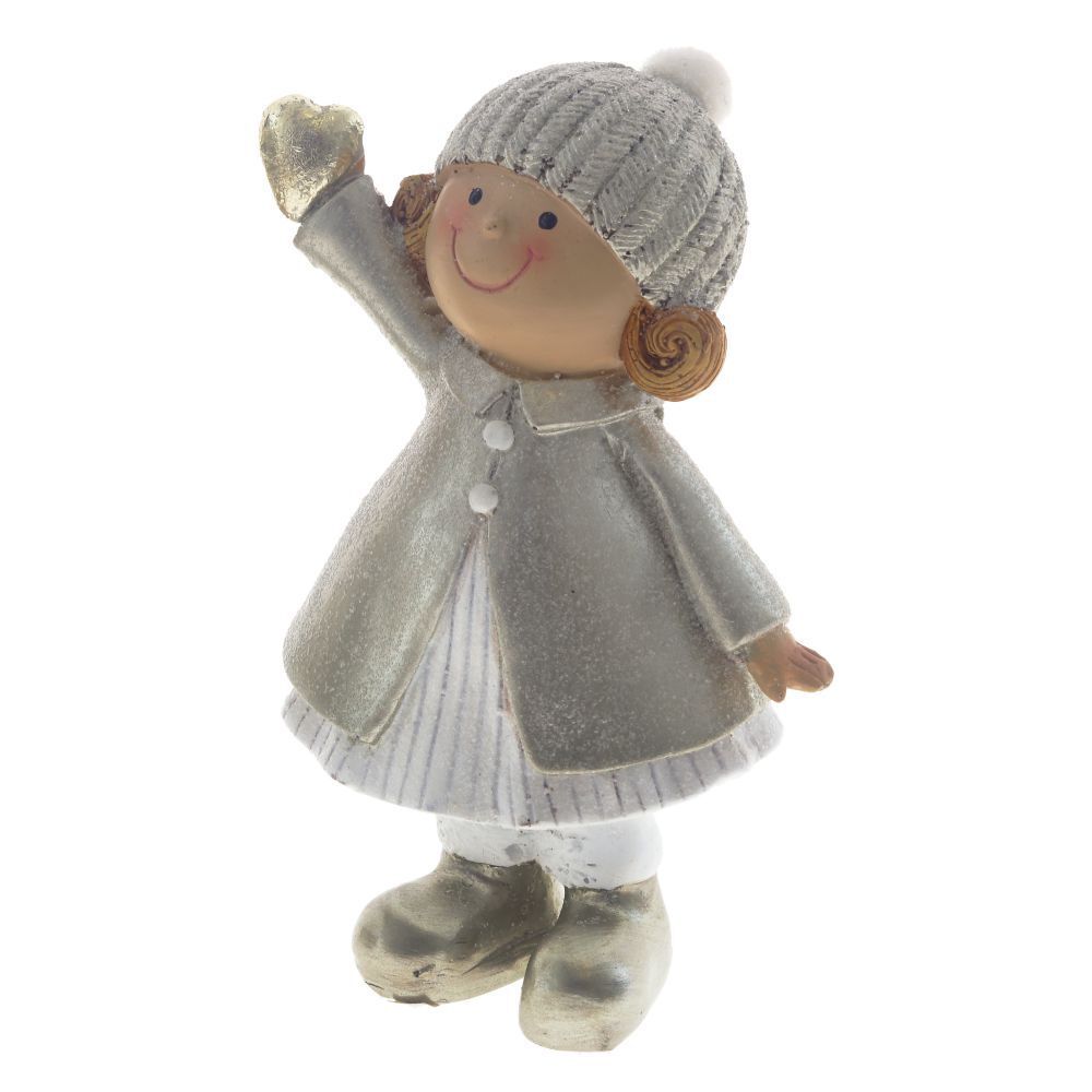 GAEM Фигурка декоративная "Девочка", L7 W5 H12 см, 2в.