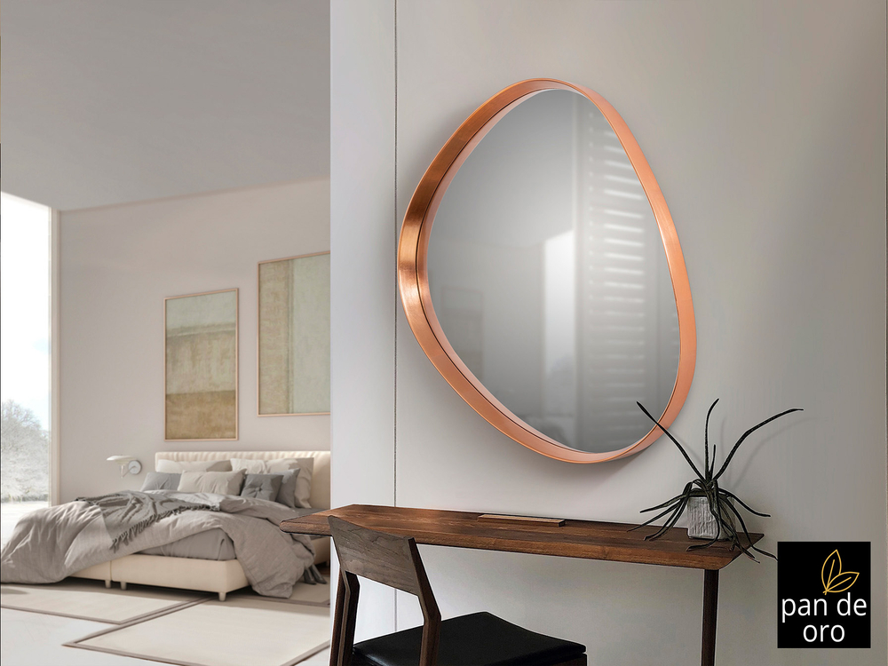 Julie Декоративное зеркало розовое золото