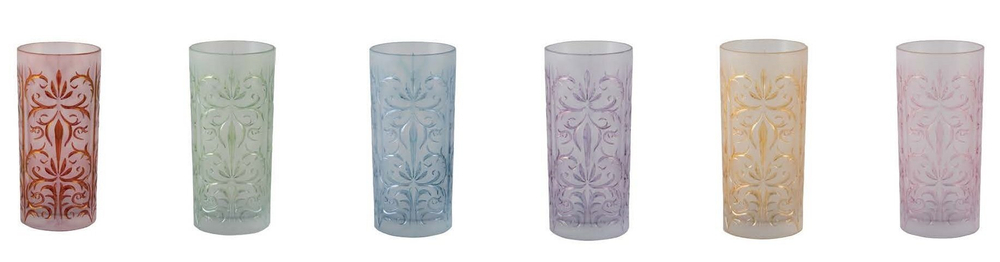 Набор высоких стаканов 6шт 15см Cre Art Tattoo