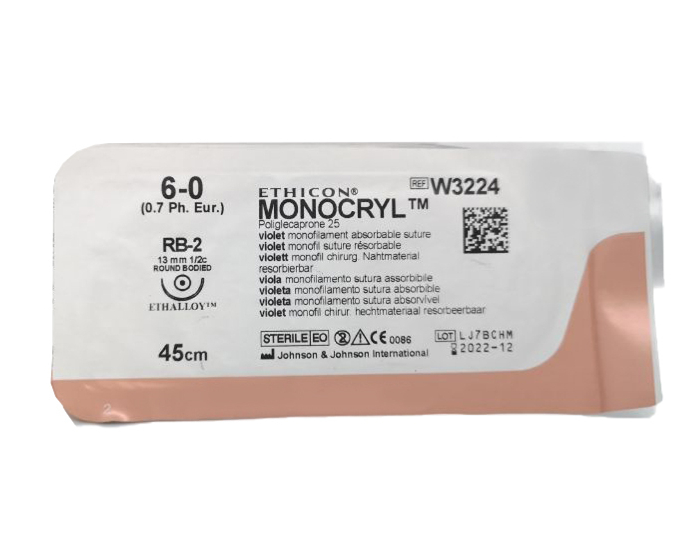 Шовный материал Монокрил ETHICON