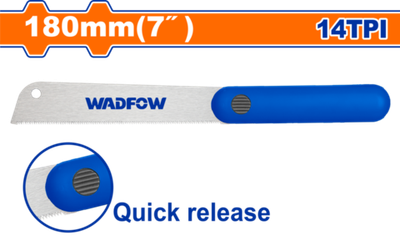 Пила тяговая 180 мм 14TPI (10/60) WADFOW WHW9G07