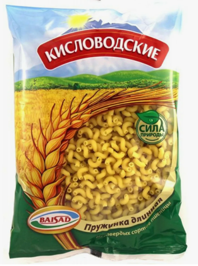 Макароны «Пружинка длинная» Кисловодские 400г