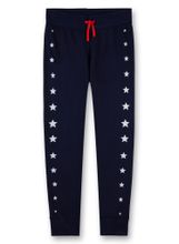 Темно-синие брюки Sanetta со звездами