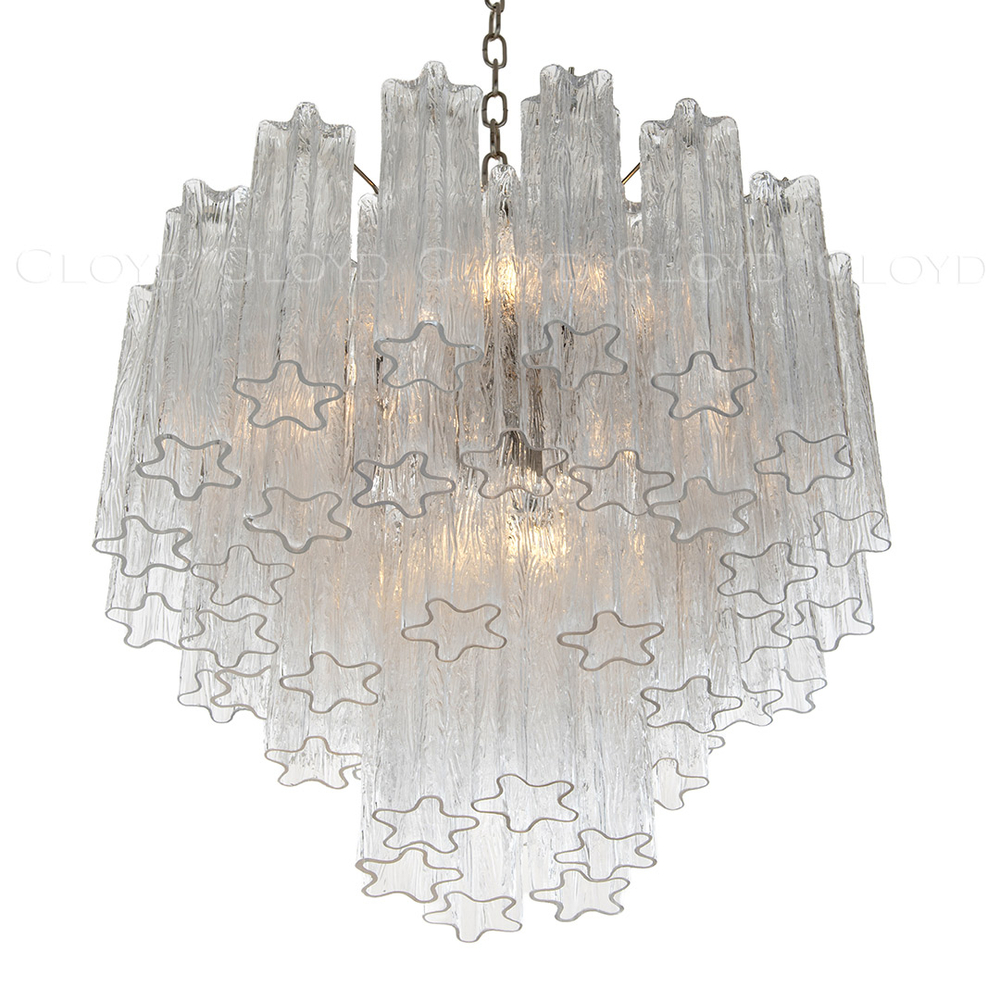 Люстра Cloyd ANNO-D C7 / Ø58 см - хром - прозрачн.стекло (арт.11650)