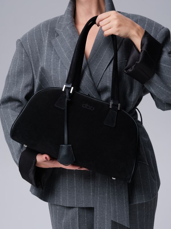 Замшевая сумка Charlotte DBR 31358 черный