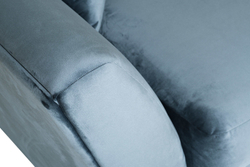 Диван трехместный Garda Decor Annette бирюзовый ANNETTE-3M-2K-БИРЮЗОВЫЙ-Riv87