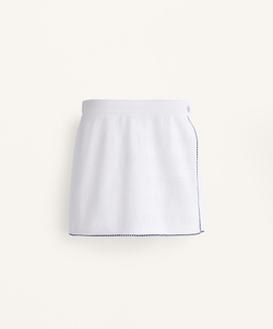 Oysho Жаккардовая юбка из пике, белый