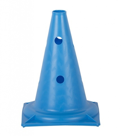 Конус с отверстиями У848 (голубой) 23,5*23,5*32,5 см
