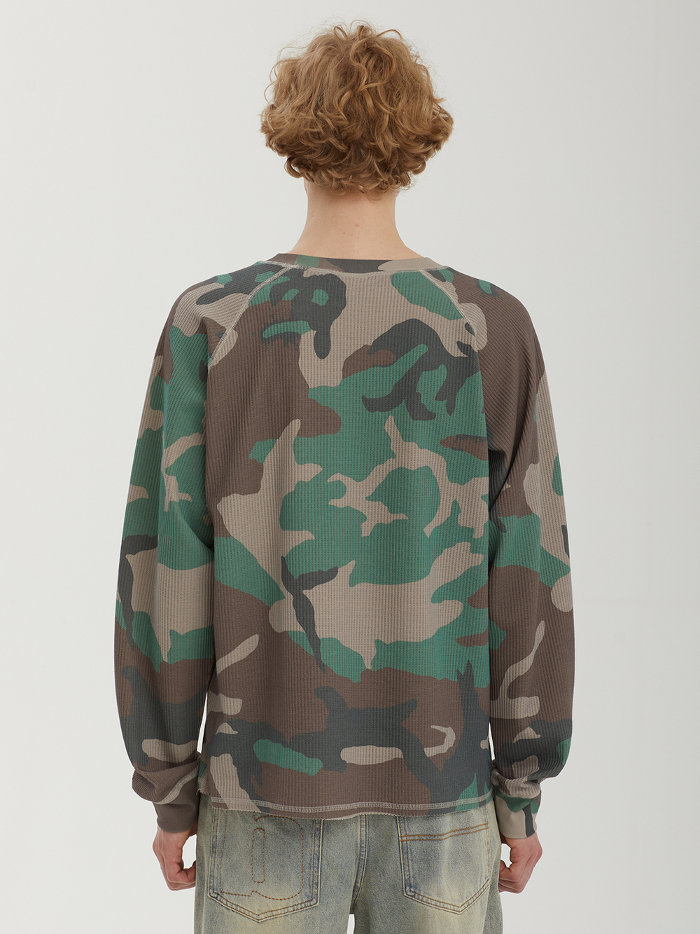 Мужской Лонгслив Green Camo Thermal