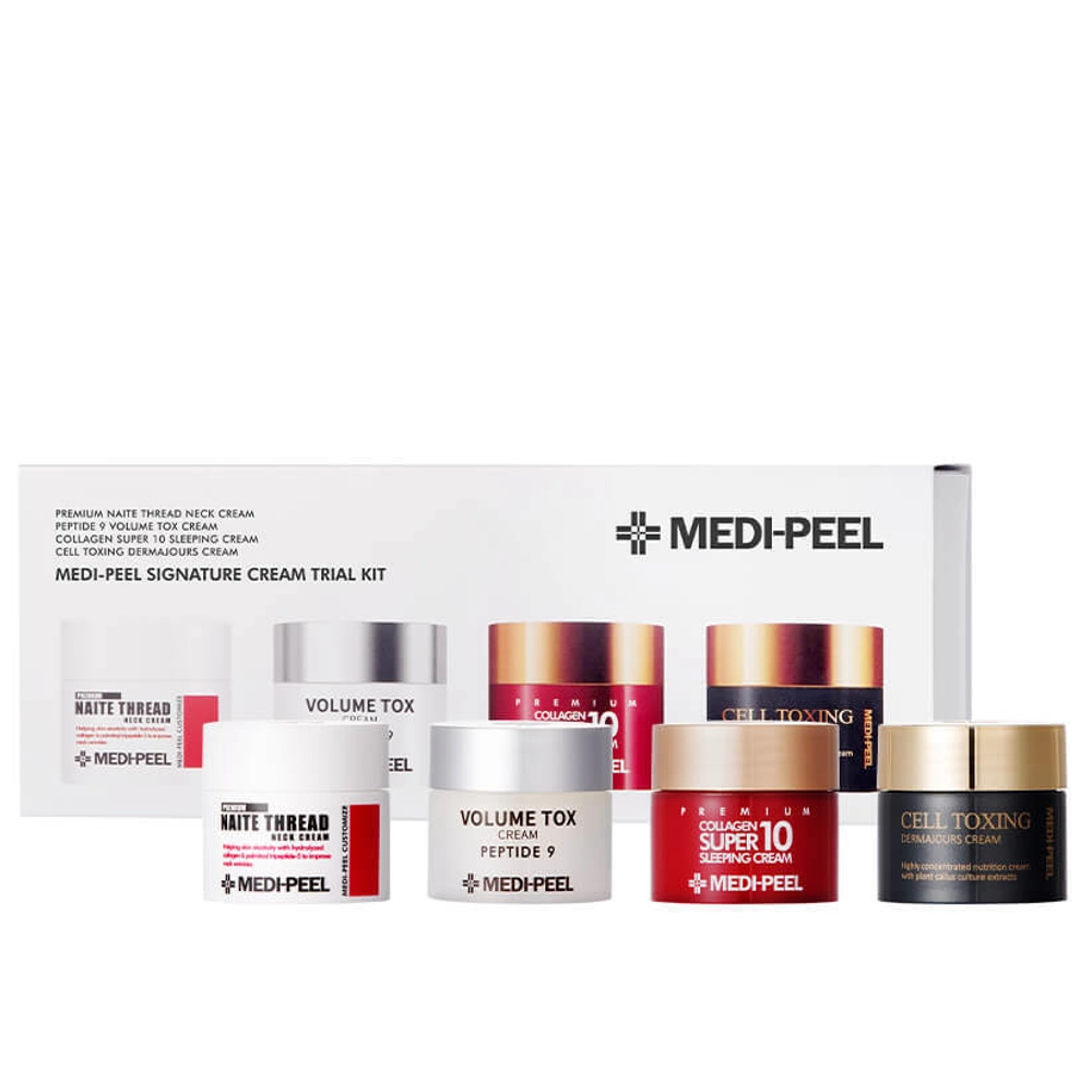 Набор кремов для лица и шеи Medi-Peel Signature Cream Trial Kit  4х10гр