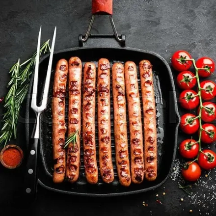 Колбаски  "ГРИЛЬ" КУРИНЫЕ  (450 гр), 5 шт в уп.