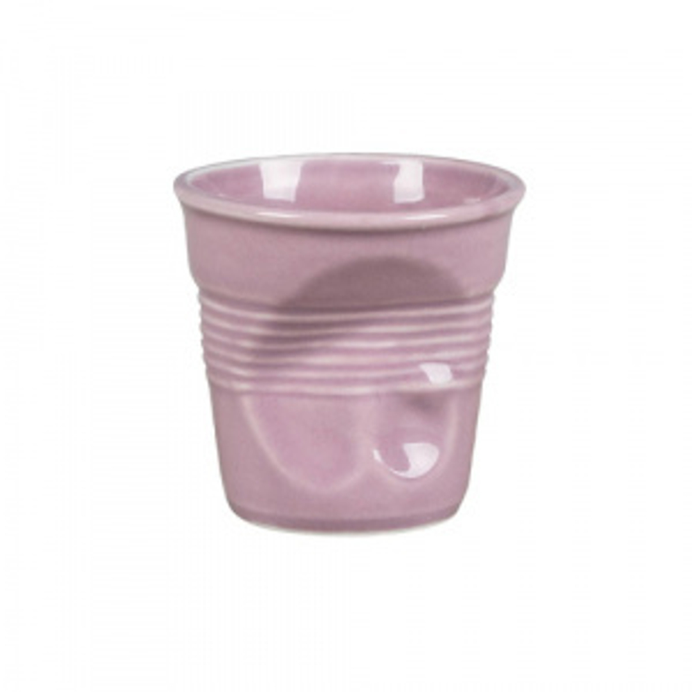 Чашка для эспрессо Barista (Бариста) "мятая" 90 мл сиреневая, h 6 см