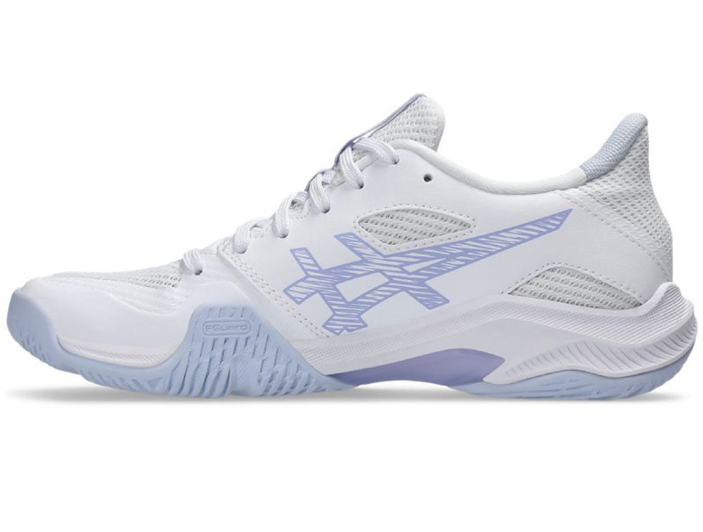 Женские кроссовки для бадминтона/сквоша Asics Blade FF 2 - white/blue fade