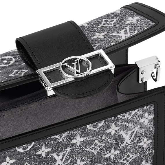 Сумка Louis Vuitton Dauphine MM серый