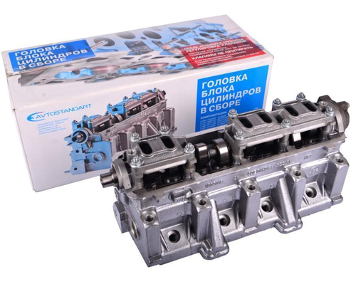 Головка блока ВАЗ 1118 Калина в сборе двс 1,6 Евро 3 под датчик Avtostandart