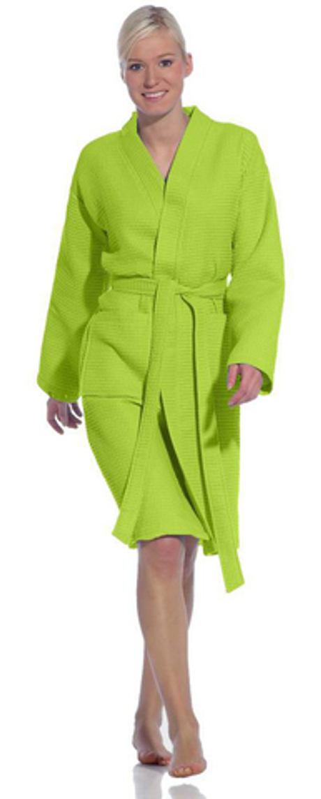 Халат вафельный Vossen Rom meadow green