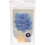 Мочалка - варежка массажная «Premium - KASKATA», цвет голубой, 24*15см (ZIPпакет)