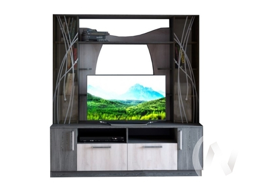 Центральная секция Гостиная ПРИМА-2 (ясень анкор/дуб сакраменто)