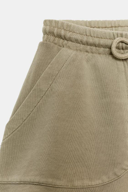 ZARA ШОРТЫ С ЭФФЕКТОМ ПОТЕРТОСТИ, СЕРО-КОРИЧНЕВЫЙ