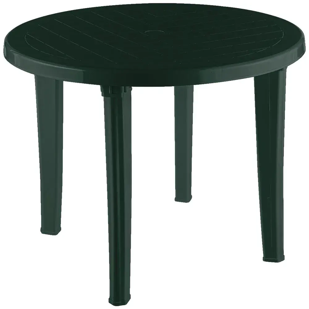 Стол круглый темно-зеленый 950х740мм