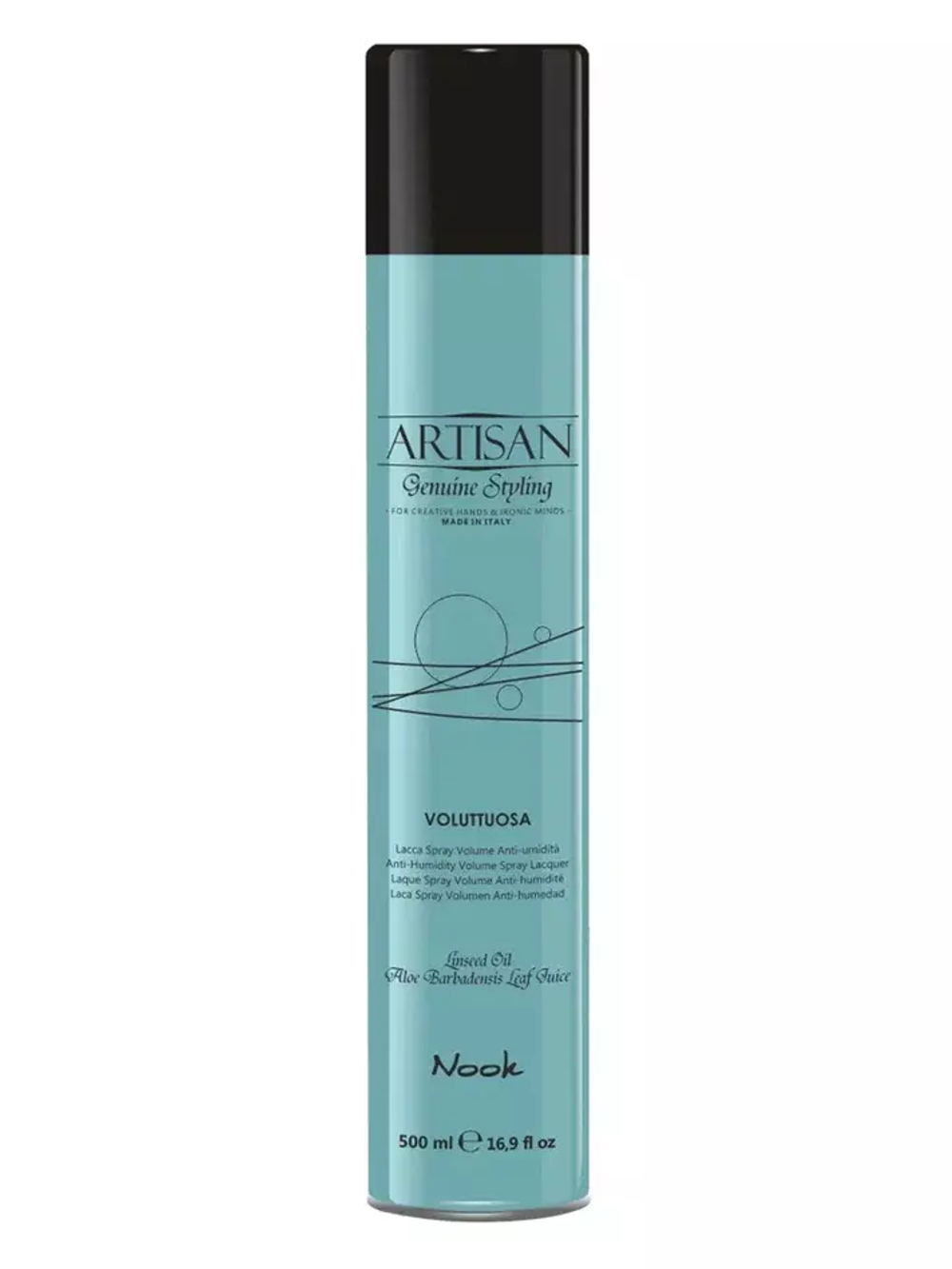 NOOK Лак для придания объема волосам - Artisan Voluttuosa Volume Spray, 500мл