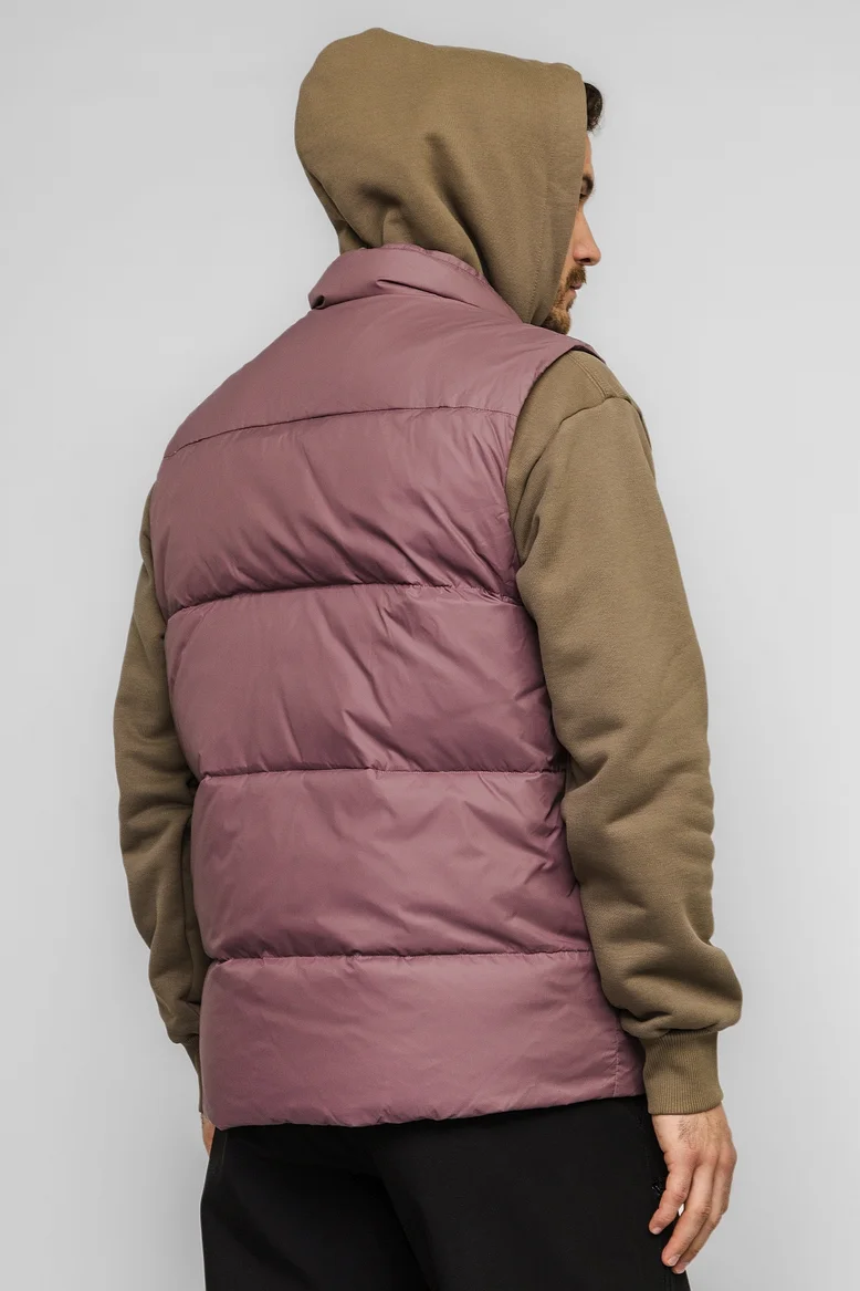 Жилет "НОХО" утеплённый, унисекс, цвет "Лиловая дымка"