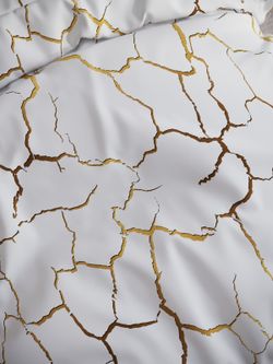 Наволочка комплект 2шт поплин Сказка "Кракле (белый)" 40х40 см на молнии