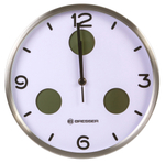 Часы настенные Bresser MyTime io NX Thermo/Hygro, 30 см, белые