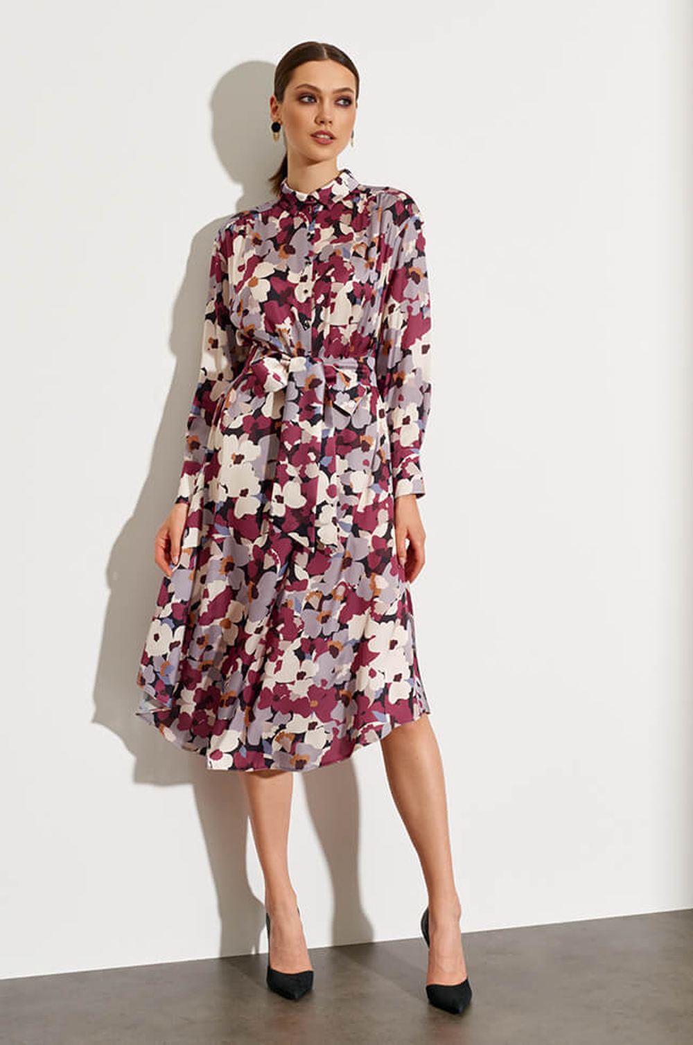 51414 Платье женское (цветочный принт)