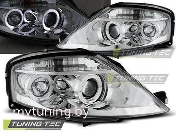 Передние фары ANGEL EYES CHROME для Citroen C3