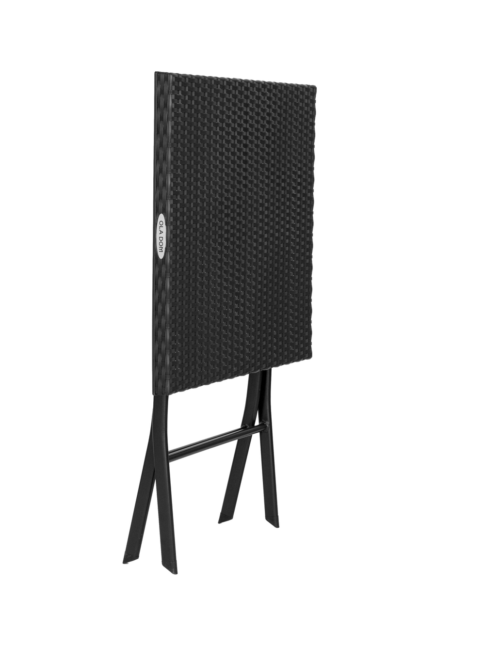 Набор мебели Элластик-Пласт Ola Dom складной (2стула+стол) (антрацит)