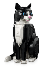 Конструктор Лего Айдиас Кот 21349 | LEGO Ideas Tuxedo Cat 21349 коллекционная модель чёрно-белого кота 1710 деталей 18+
