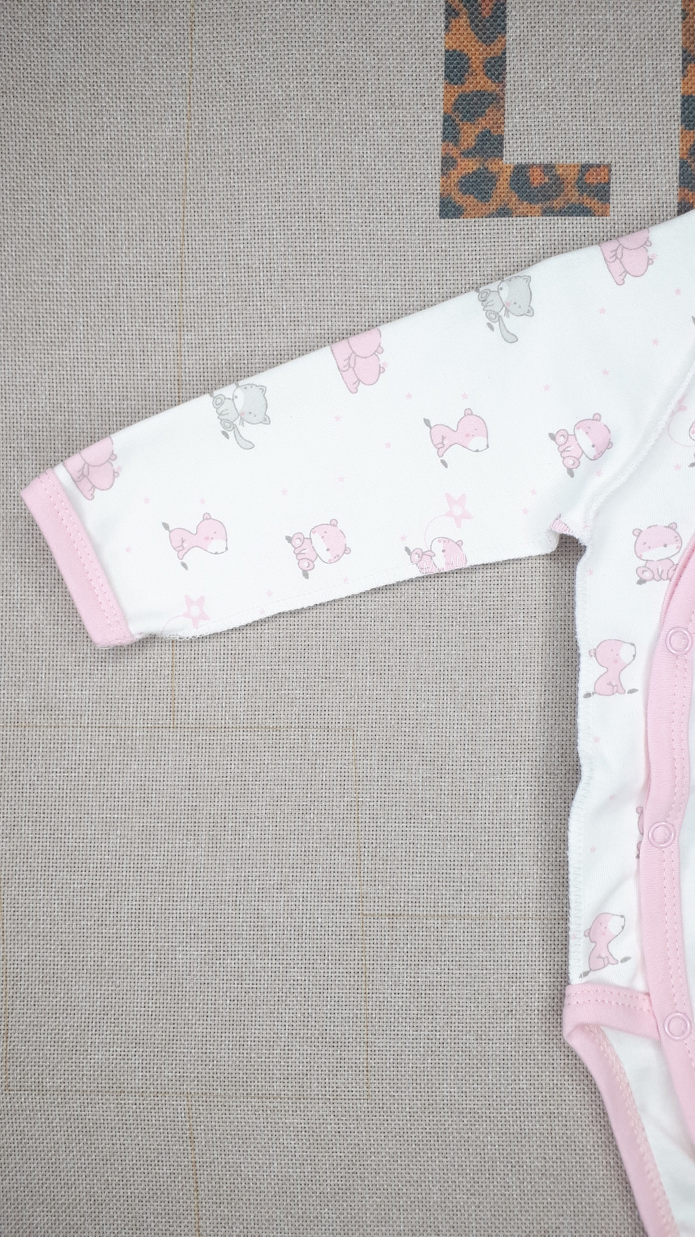 Боди Звёздочка (розовый)