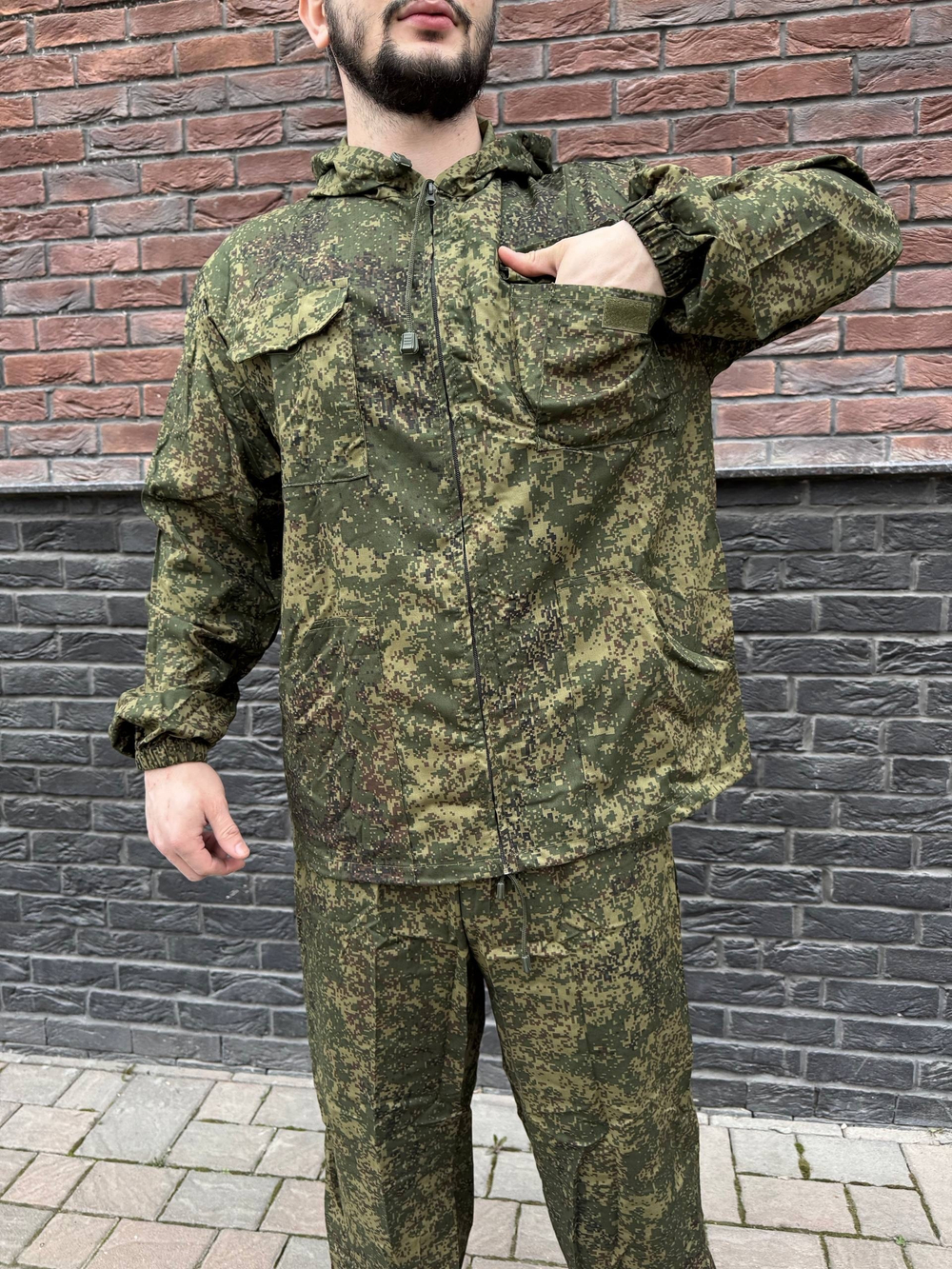 Маскхалат Кзм Горец зелёная цифра