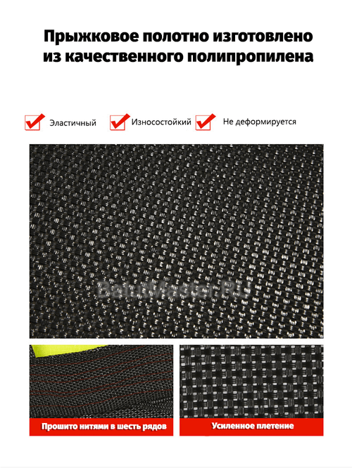 Каркасный батут, диаметр 3 фт, синий