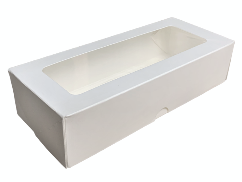 Коробка для десертов 170*70*40 мм (белая)