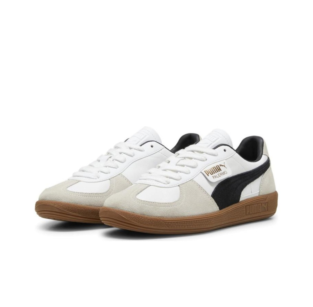 Кроссовки Puma Palermo Leather 'White Vapor Grey Gum' 396464-01