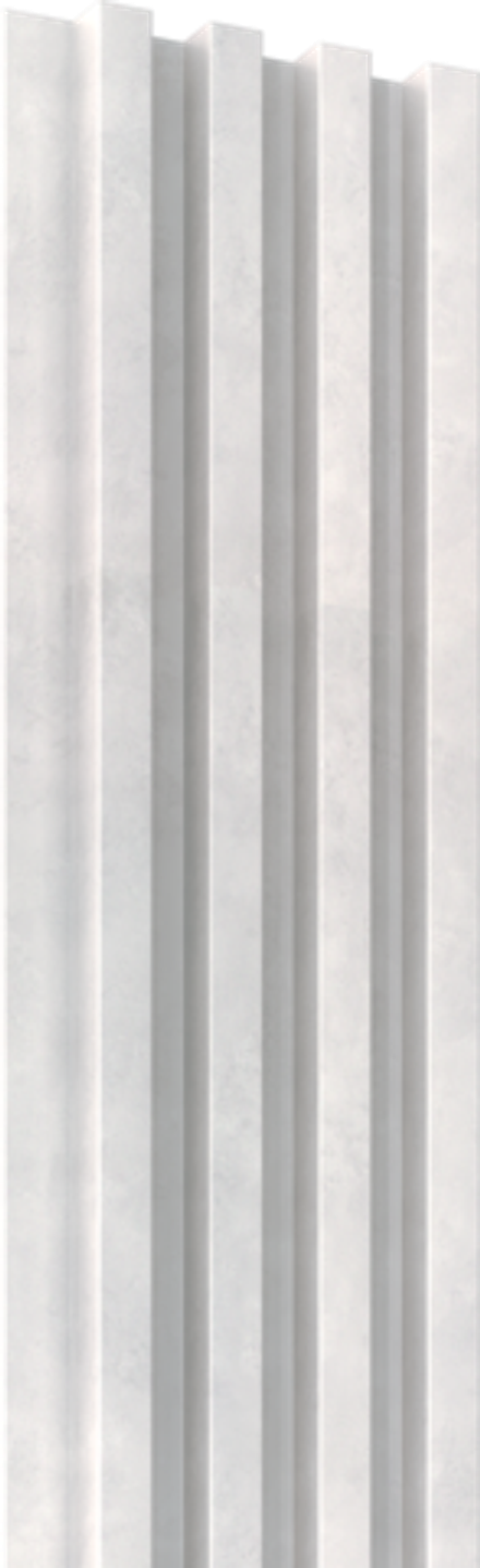 Настенно-потолочная панель 3D "Рейка", Бетон marble JL-D403