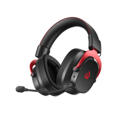 Проводные наушники полноразмерные игровые QCY Heroad VT200 PRO (черно-красные)