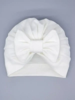 Чалма осенняя детская с бантиком