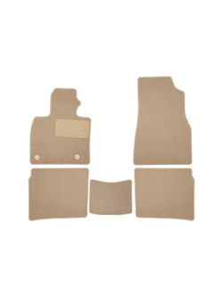 Коврики в салон для HONGQI HS5 2019-, внедорожник , 5шт (текстиль, бежевые) KLEVER0411600622110KH