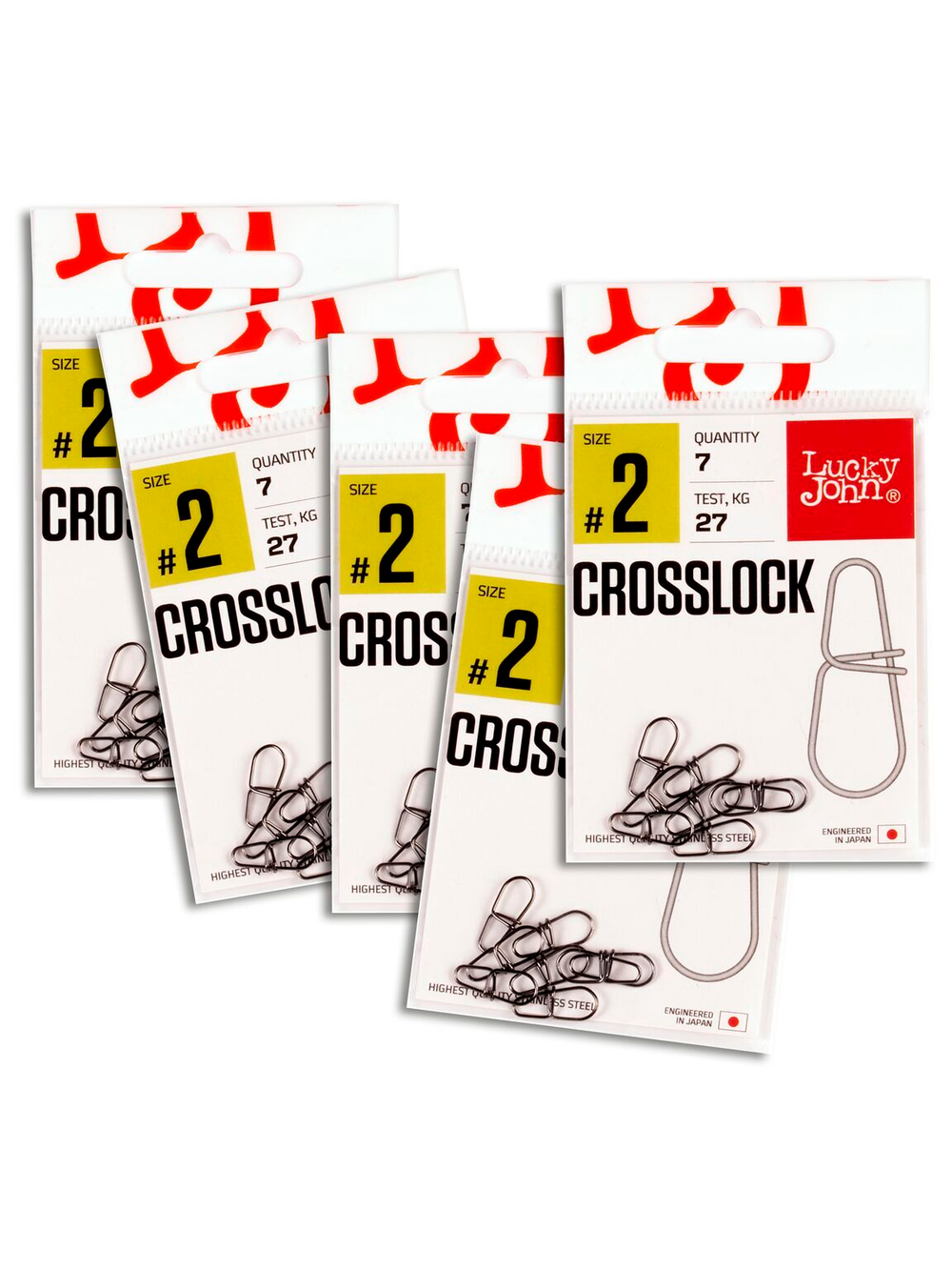 Застежки LJ Pro Series CROSSLOCK 002 5х7шт. набор