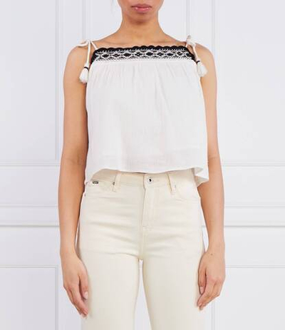 Топ BENI Pepe Jeans London - кремовый(PL304443)