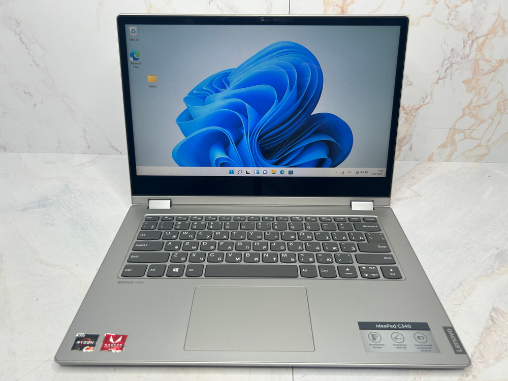 Ноутбук Lenovo IdeaPad C340-14API Конфигурация: AMD Ahtlon 300U/4GB/128GB/Vega3/Win11/FHD