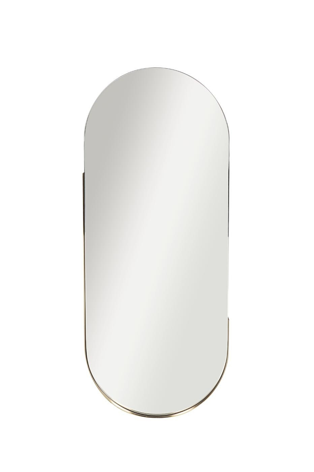 Garda Decor Зеркало овальное в металлической раме (золото)