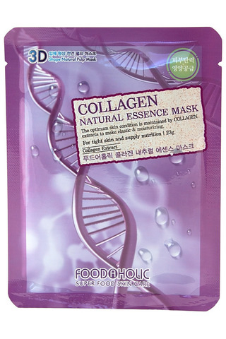 Тканевая маска с коллагеном FOODAHOLIC Collagen Natural Essence 3D Mask